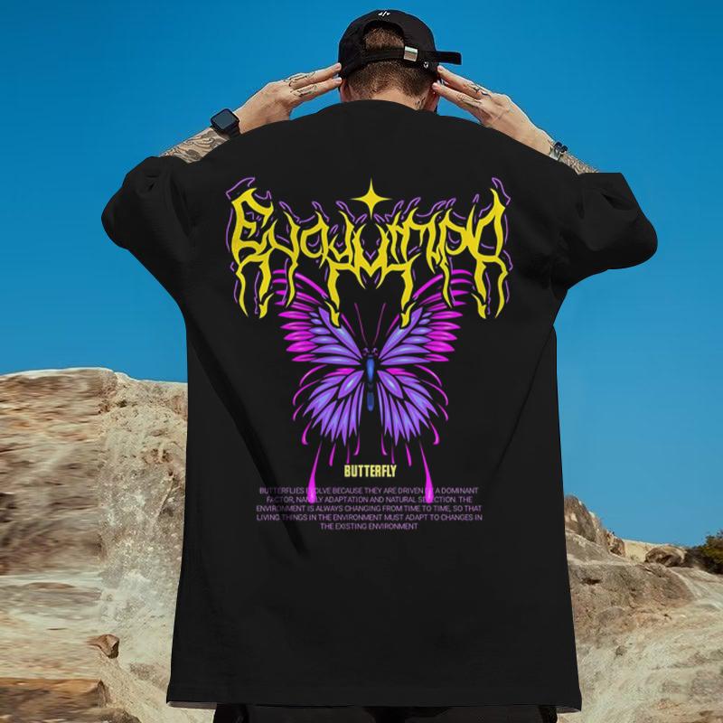 New Men's T-Shirt Coconut Tree Print T-Shirt For Men Summer Oversized Short Sleeve Tees Daily Casual male Clothes Tops