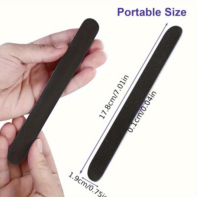 Professional Double-Sided Nail Files - Black Scrub Sheets for Manicure & Pedicure, Nail Polishing Tools, for Home & Salon Use.