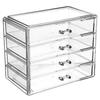 Beauty Storage Box Large Size Acrylic Makeup Storage to Clean Durable for Women 23.7x15x20cm 1Pcs