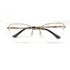 RSINC Halvinnfatning Metallramme Brille Gyllen Svart Cart-Metal CT03 JL166604546281
