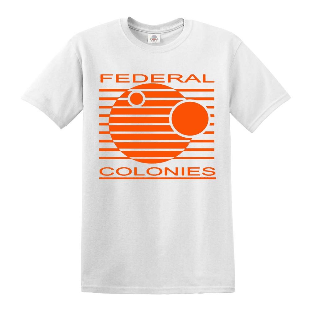 Federal colonies total recall tshirt retro funny gift novelty top tee 2XL