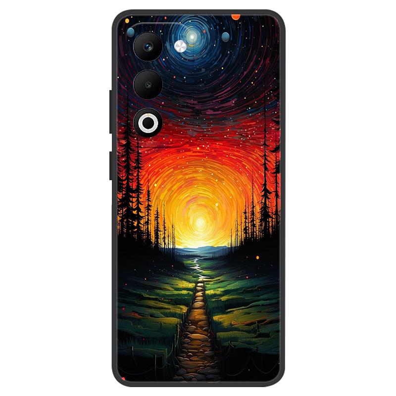 For OPPO A5 4G 5G Frosted Hard Shell Shockproof And Wear-resistant Exquisite Lightweight Summer Scenery Fashion Advanced Case