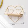 Wrought Iron Bathroom Racks Living Room Wall Wall Hanging Kitchen Bedroom Wall Multifunctional Storage Rack
