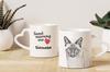 Siamese - cat mug, adorable heart-shaped handle mug, universal gift from Art-Dog brand