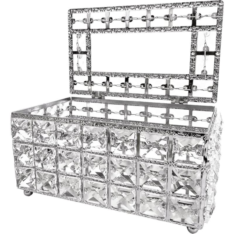 

Хрустальная коробка для салфеток Бытовые аксессуары для гостиной Настольная коробка для бумаги