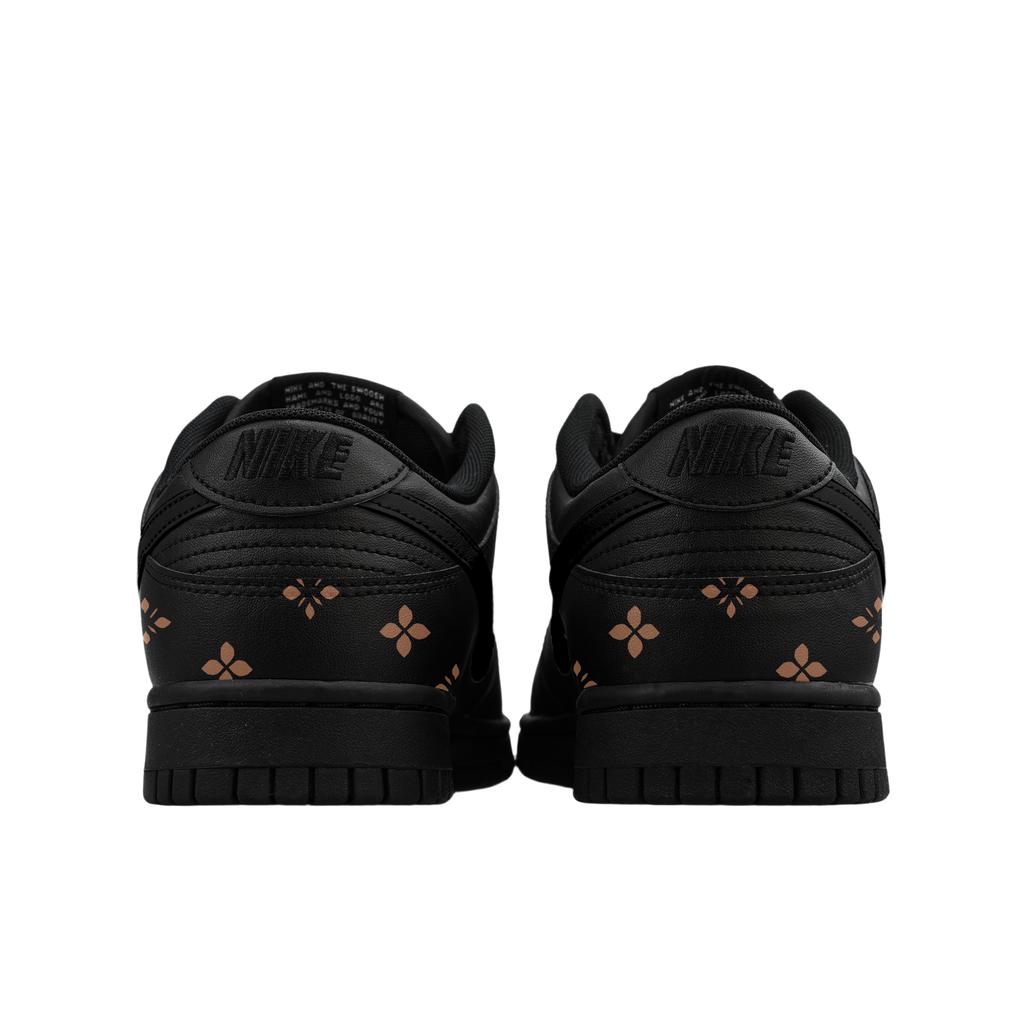 Nike Dunk Leather Low Top Casual Skate Shoes Men's Black IO7606-010(Team1423-)