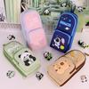 Schoolbag Pencil Case Multi-Function Stationery Organizer School Supplies Cartoon Pencil Bag Pen Storage Pouch Student Pen Box