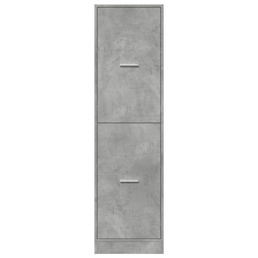 Vidaxl Szafka Apteczna, Szarość Betonu, 40X41X144,5 Cm