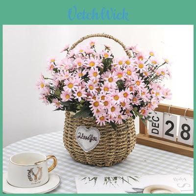 Artificial Silk Chrysanthemum Bouquet For Wedding Decor Home Office Styling