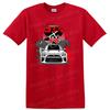 Godzilla X GT-R Car T Shirt Cool Anime Graphic Tee Funny Cartoon Design