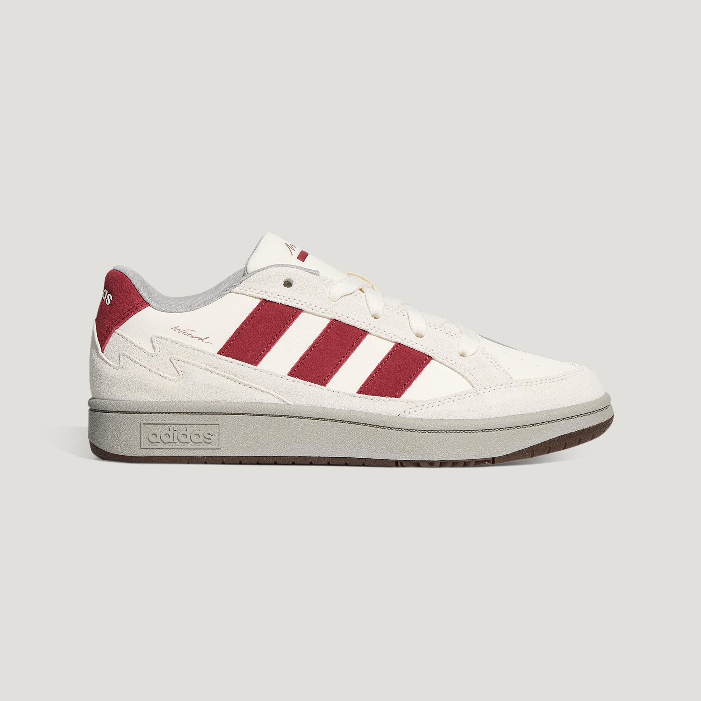 Adidas WCARD ADV Skateboard Shoes Unisex Low Top Jade White/Bright Pin 35.5
