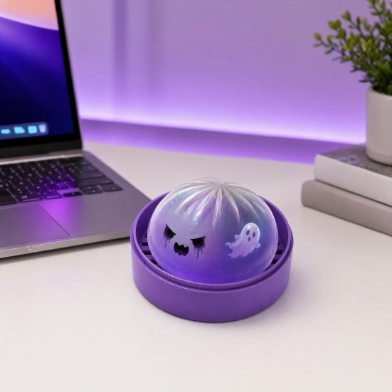 Safe Stress Ball Halloween Dumpling Relief Toy Pumpkin Ghost Steamed Bun Squeeze Adult Sensory Fidget Party Favors Toy
