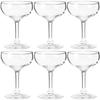 Toyo Sasaki Glass Lala Champagne Glasses, 150ml, Set of 6, Made In Japan, Dishwasher Safe, Shatterproof, Commercial Glasses, 32834HS