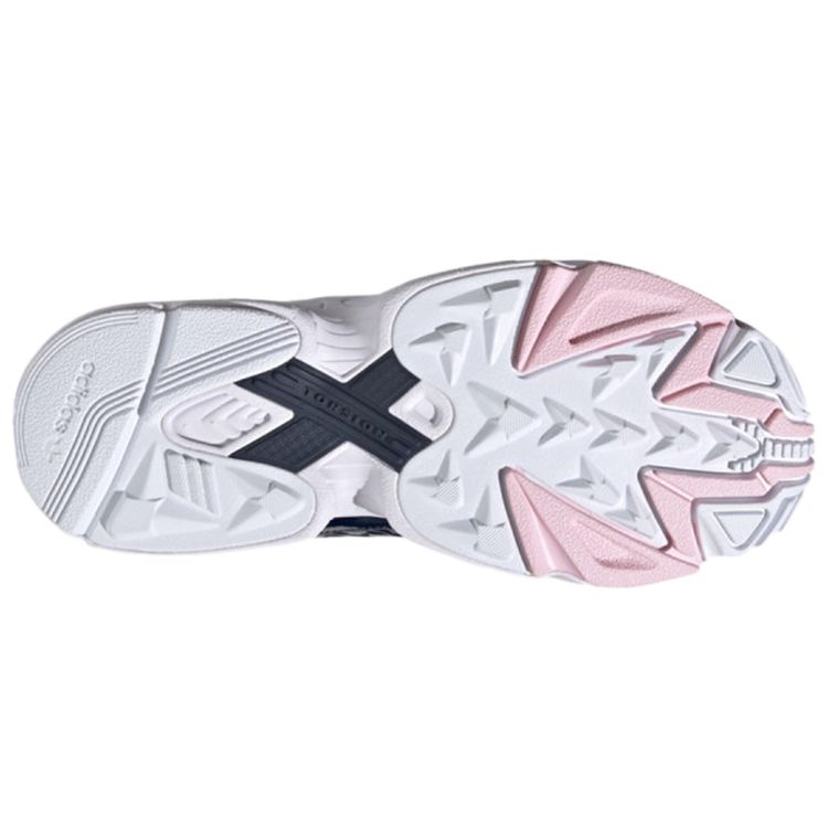 Adidas Originals Falcon Pohodlné Módní Odolné Prodyšné Nízké Pánské Tenisky Dámské námořnicky modré FV1119