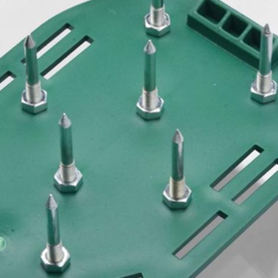 1 Paar Rasenlüfterschuhe Rasenlüfterschuhe mit Edelstahlspikes Bodenlüfterwerkzeug für Gartenbodenlockerung und Rasengesundheit (Versammlung