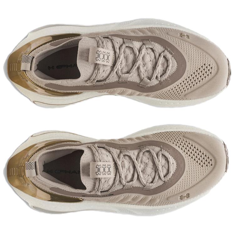 Under Armour Phantom 4 Comfortable Versatile Durable Low-Top Casual Shoes Women sneaker Light-Brown 6007943-203