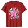 Summer Shirt Unisex Saltwater Seashells Sunshine Graphic Shirts Beach Vacation Tee Cute Coastal Short Sleeve T Shirt Fashion Trend