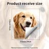 Golden Retriever Static Cling Glass Sticker No Glue for Kitchen Bedroom Window Decor