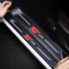 1/4/5Pcs Car Door Sill Carbon Microfiber Protector Sticker For Ford ST Line Edge Explorer Transit Ranger Kuga MK2 Fusion Mustang