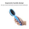 Pet grooming double-sided comb - dog & cat deshedding and detangling brush