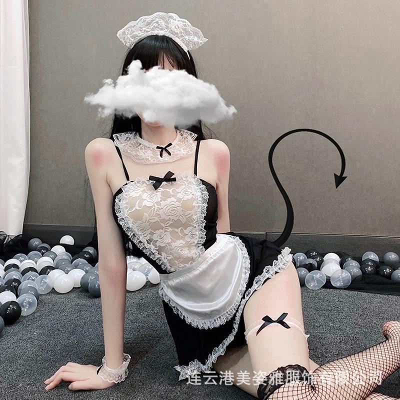 Sex Dessous Uniform Verführung Dienstmädchen Cosplay Sexy Sex Dessous Uniform Reine Lust Dienstmädchenkostüm Leidenschaft