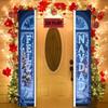 Door Couplet Banner 2pcs Set New Year Decor for Christmas & Porch