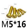 M 2,5 3 4 5 6 8 10 12 Metrisch X 4-25mm Länge Messing Senkkopf Schlitzschraube Bolzen