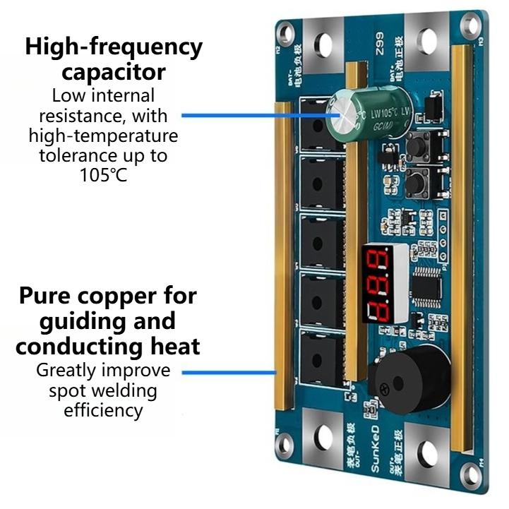 Z99 small portable spot welding machine control panel DIY full kit 18650 automatic lithium battery welding control panel