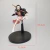 The s 19-24CM Anime Demon Slayer Kanroji Mitsuri Kamado Tanjirou Kamado Nezuko Action Figure Model Toy gIFT