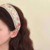 Elegant Chiffon Embroidery Flower Hairband For Women Sweet Hair Decorate Headband Hair Hoop Band Hair Accessories