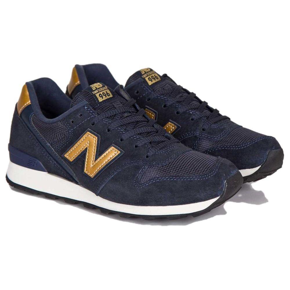 New Balance Nb 996 Klasické Pohodlné Běžecké Boty s Nízkým Svrškem Dámské tenisky Námořnická modř WR996DOX