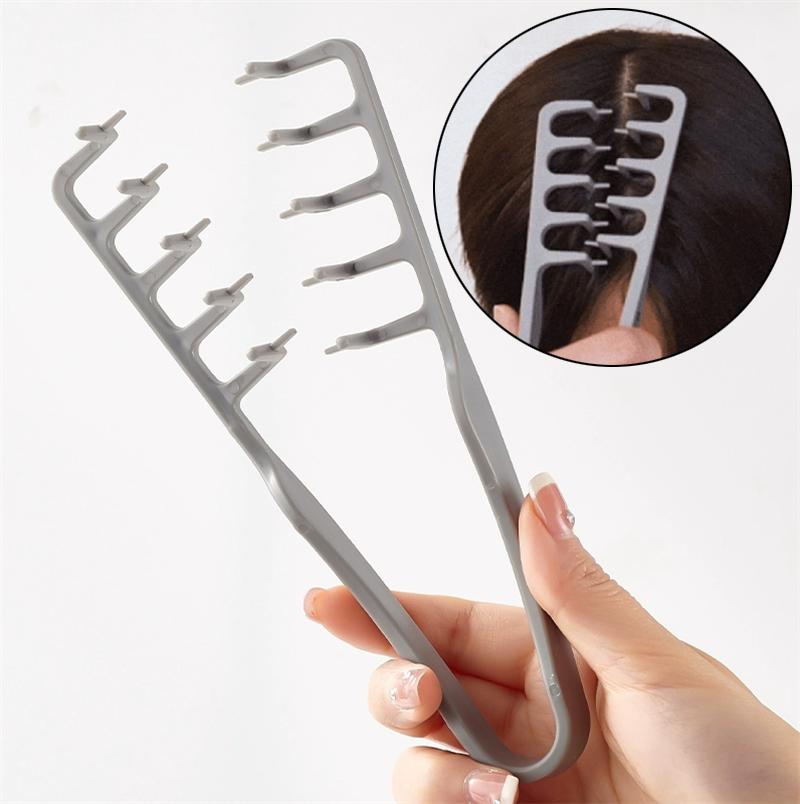 

BEPAN Volumizing Wide-Tooth Hair Styling Comb Fluffy Textured Styling Comb Roots Fluffy Korea Style Seam Covering Bangs Hair Combs