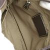 COACH leather soft duffle Diagonal 1452 Shoulder Bag leather Dark brown Used