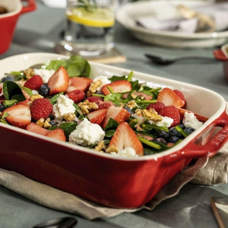 Staub Ceramic Oven Pan (Cherry Red) 3-Pack