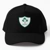 Ireland Irfu Rugby Badges  Baseball Cap Hat Black Printed Casquette Hip Hop Boys Czapka Solid Color Bonnet  Summer Women