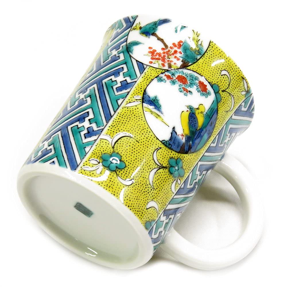 Waza no Kura Stylish Kutani Ware Mug Yoshidaya Marumon Floor Plan Pottery Luxury Brand Tableware Made in Japan