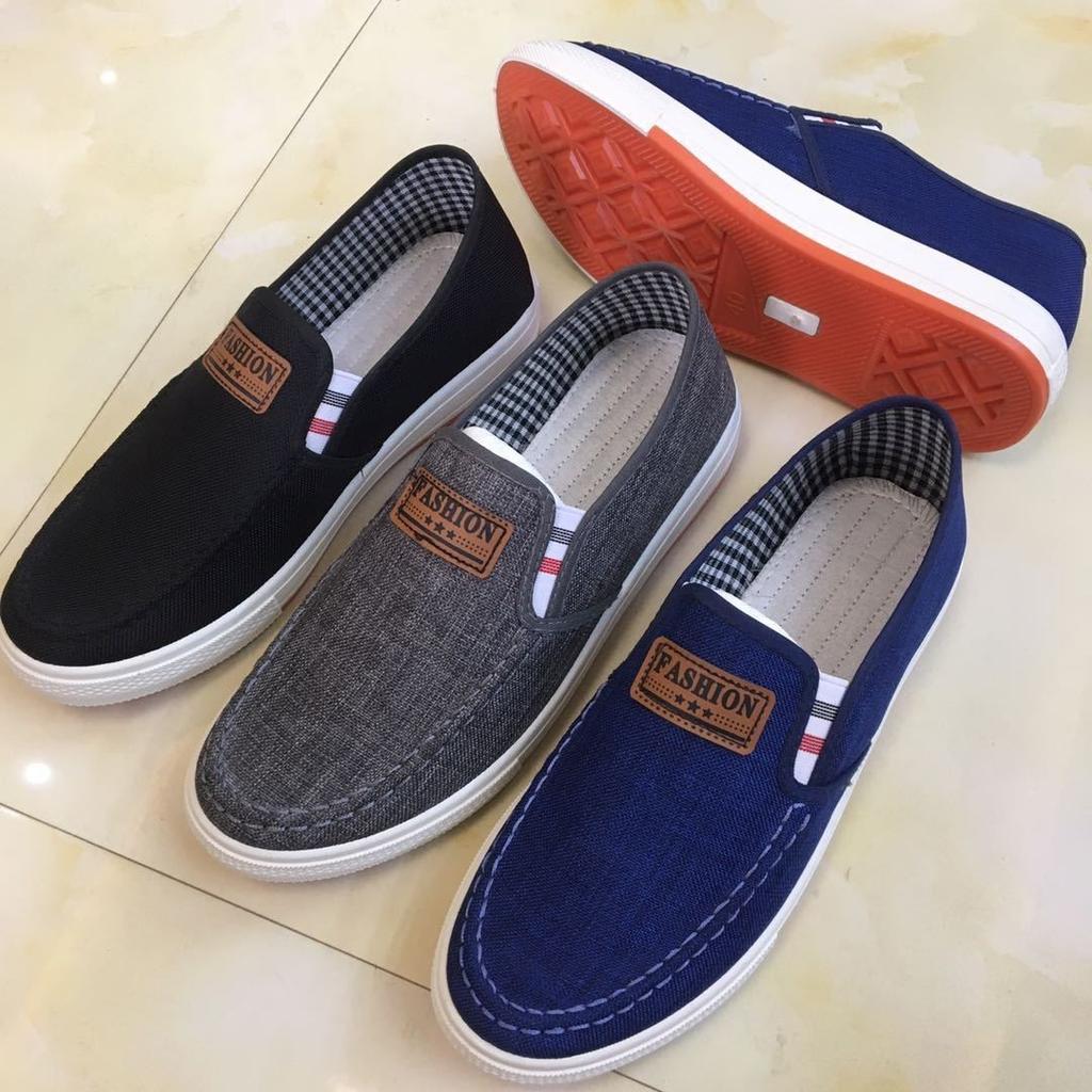 Summer canvas shoes lazy shoes driving soft-soled breathable casual cloth shoes