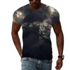 Letní Nové 3D Vzor Moře Mraků pánské tričko Módní Ležérní Potisk Trendová trička Osobnostní Pohledná grafická trička