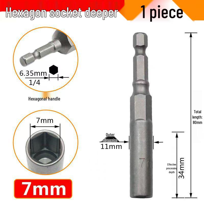 Elektrischer Tiefgangschlüssel 5,5-19mm für Bohrmaschine & Schlagschrauber