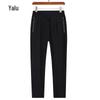 YaLu Men's Ice Silk Summer Loose Fit Casual Pants