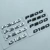 EV400 I-PACE D140 D180 D250 P200 P250 P300 P340 P350 P380 Lettres Chiffres Coffre de Voiture Emblème Plaque Nom Logo Autocollant Noir Chrome