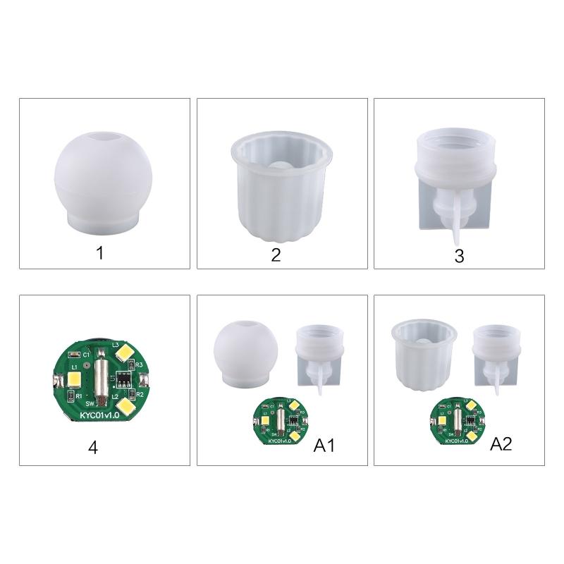 Stripe Oval Bulb Mirror Silicone Mold Pendulum Table Mold Suitable for Epoxy Resin Diy Craft Jewelry Making Home Decor