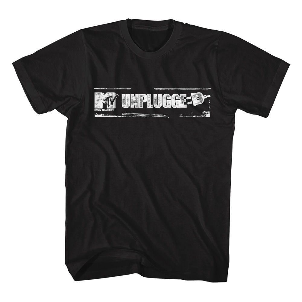 MTV Unplugged TV T-shirt Tops Tees Men's Women's Unisex