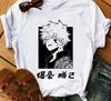 Japanese Anime My Hero Academia Graphic Fun Print T Shirt Fashion Women Retro Cotton T-shirt  Summer Loose Y2K Top T-Shirt