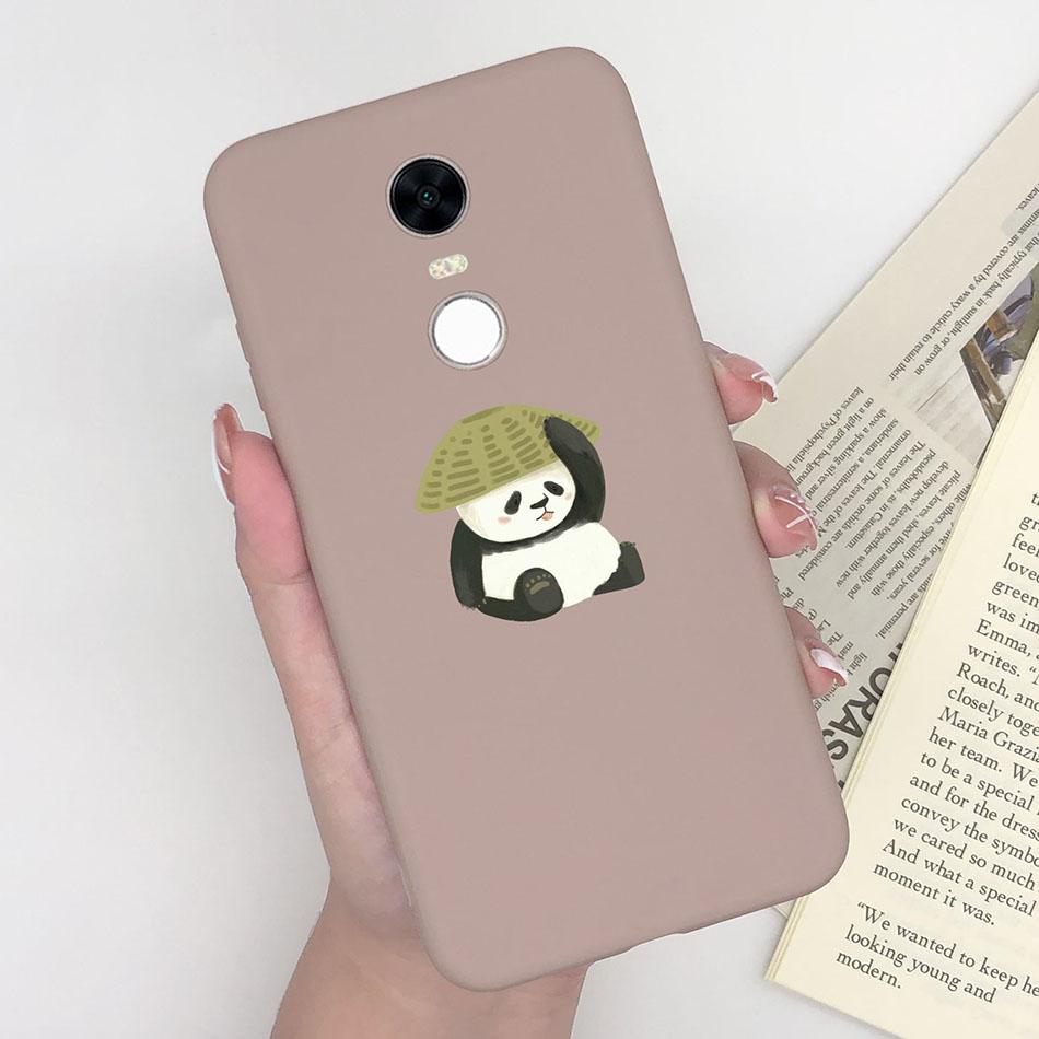 Cute Cartoon Case For Xiaomi Redmi 5 Plus Case Soft Painted Matte Silicone Back Cover For Redmi5 Plus Redmi 5+ Phone Cases Funda