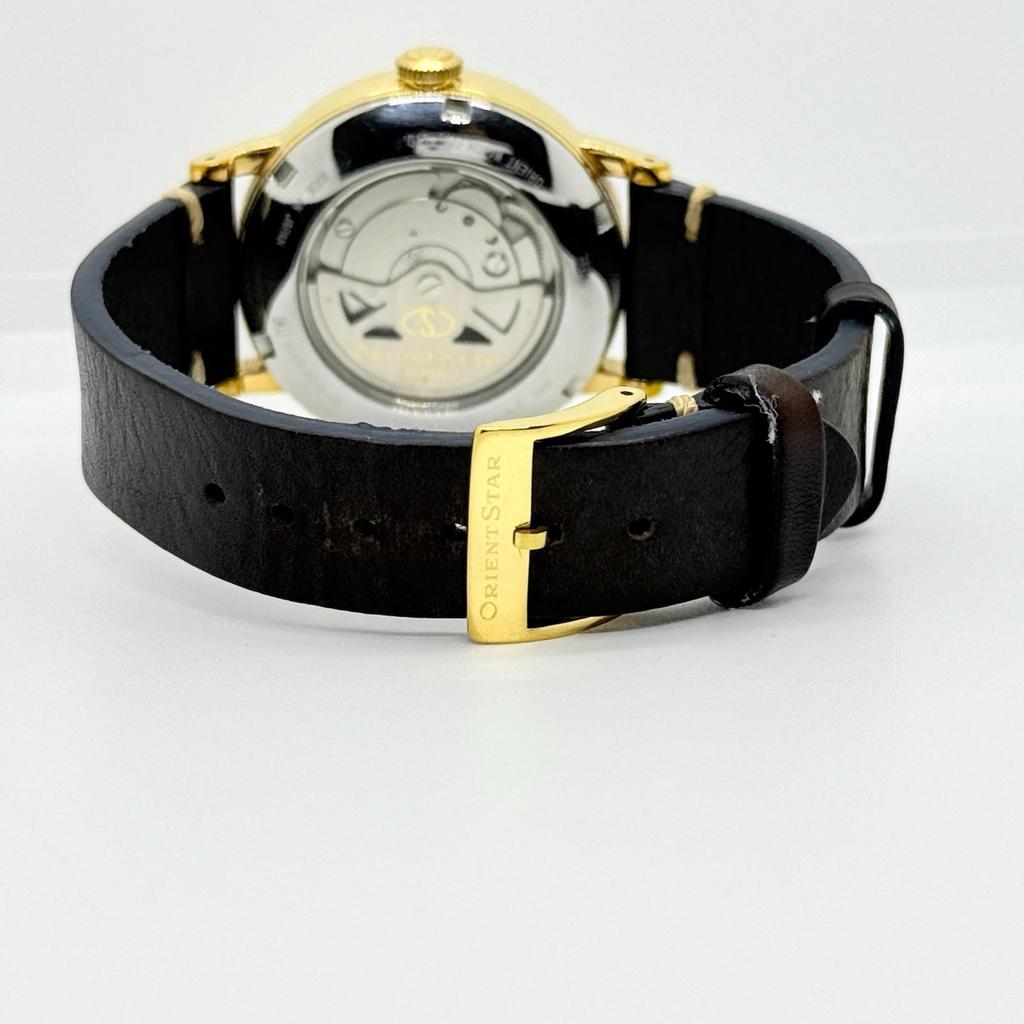 Used ORIENT Orient Star Power Reserve Classic WZ0321EL White AT Men's Watch Working Product Box Warranty