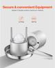 Ice Ball Press Ice Ball Maker 2.1"/53mm Ice Press Kit for Whiskey Silver