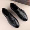 Moda Outono Novas Botas da Moda Masculinas Cano Alto Estilo Britânico Tendência Versátil Coreano Esportes Casuais Respirável Cano Médio Botas de Trabalho