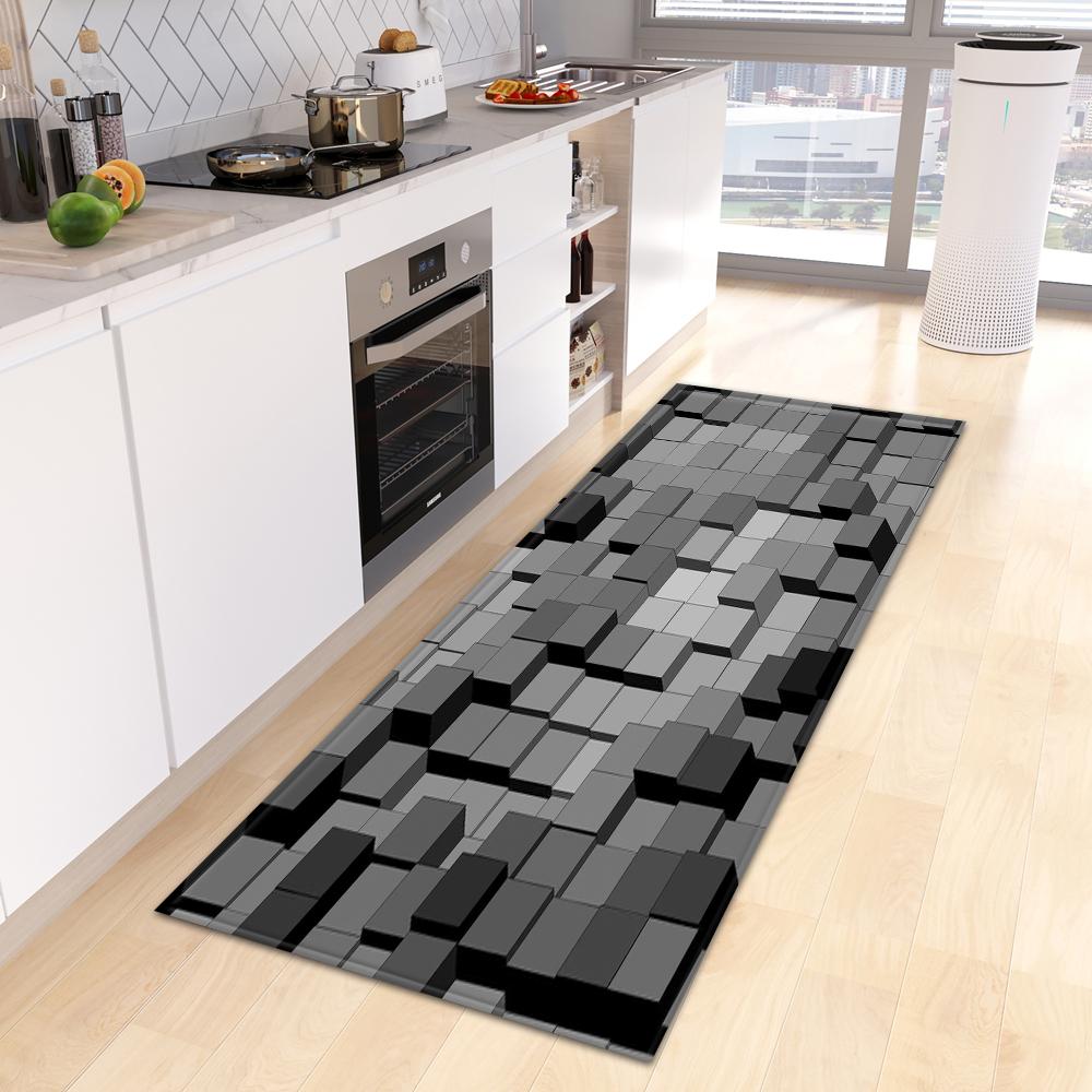 Kitchen Mat Home Bedroom Entrance Door Mat Living Room Floor Carpet Corridor Balcony Door Non-slip Carpet