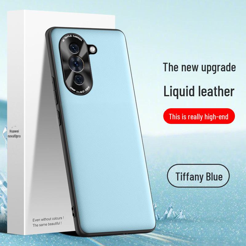 

Защитный чехол из жидкой кожи для Huawei nova10pro, противоударный, цельный. Huawei nova 10 Pro